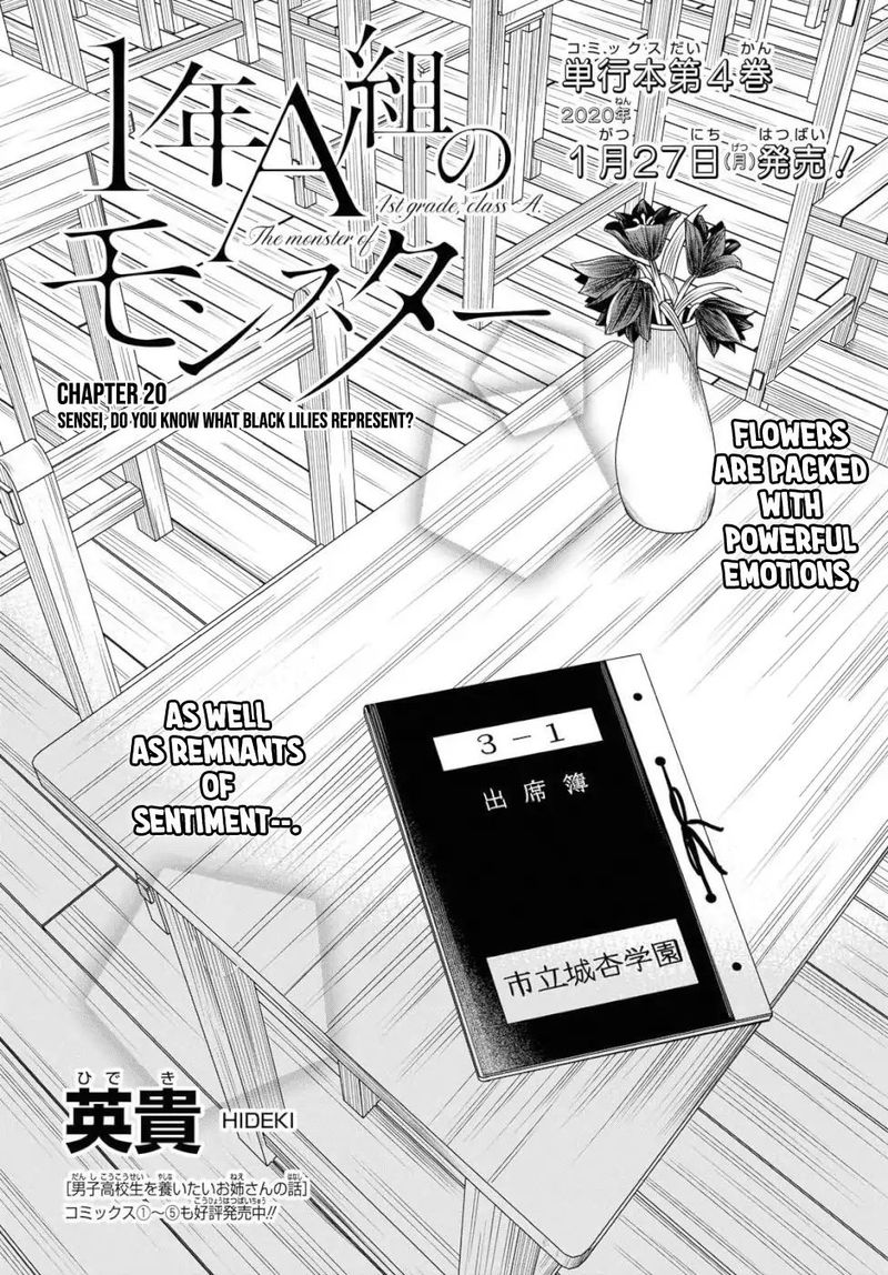 1 Nen A Gumi No Monster Chapter 20 Page 2