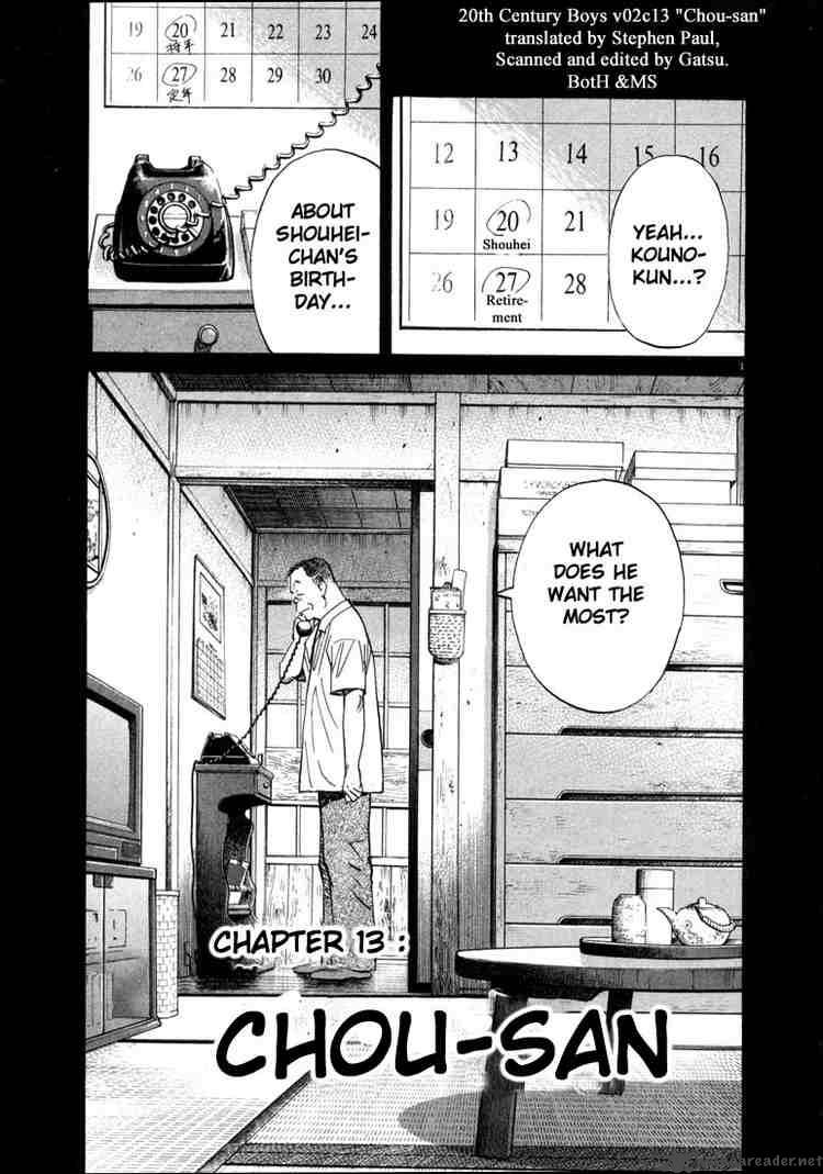 Read th Century Boys Chapter 13 Mangafreak