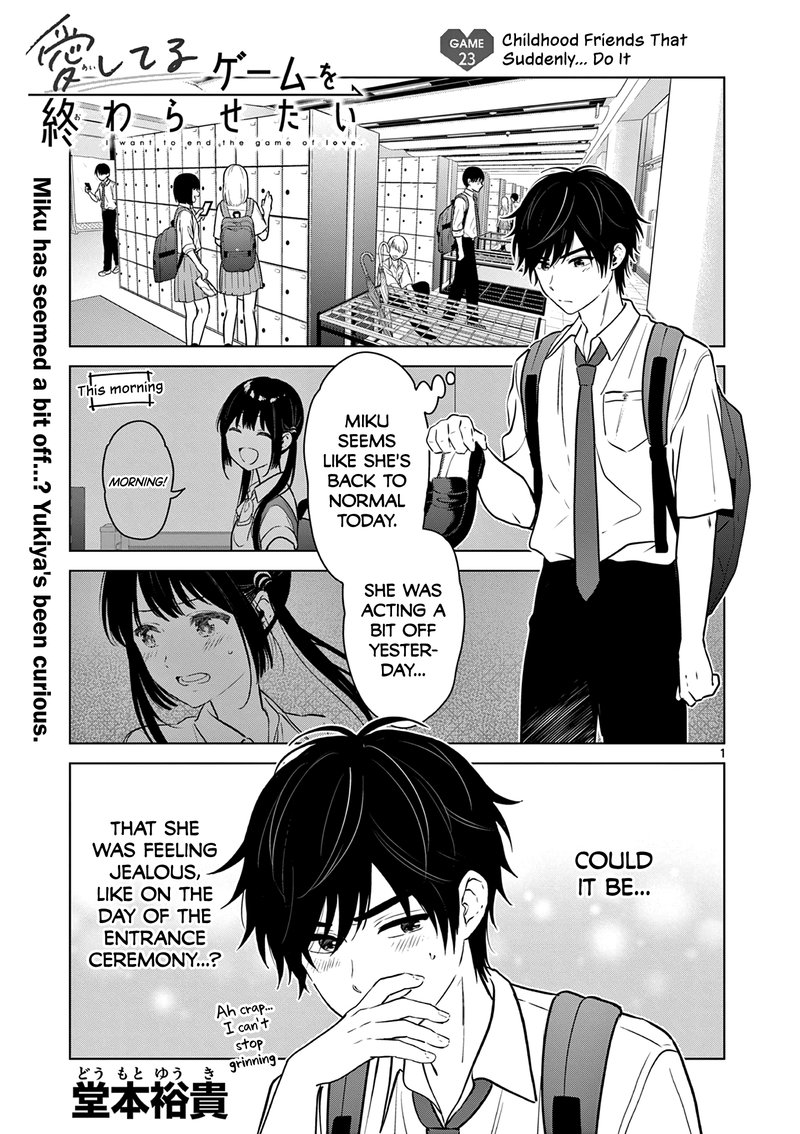 Read Aishiteru Game Wo Owarasetai Chapter 23 MangaFreak