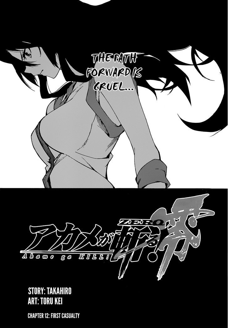 Akame Ga Kiru Zero Chapter 12 Page 1