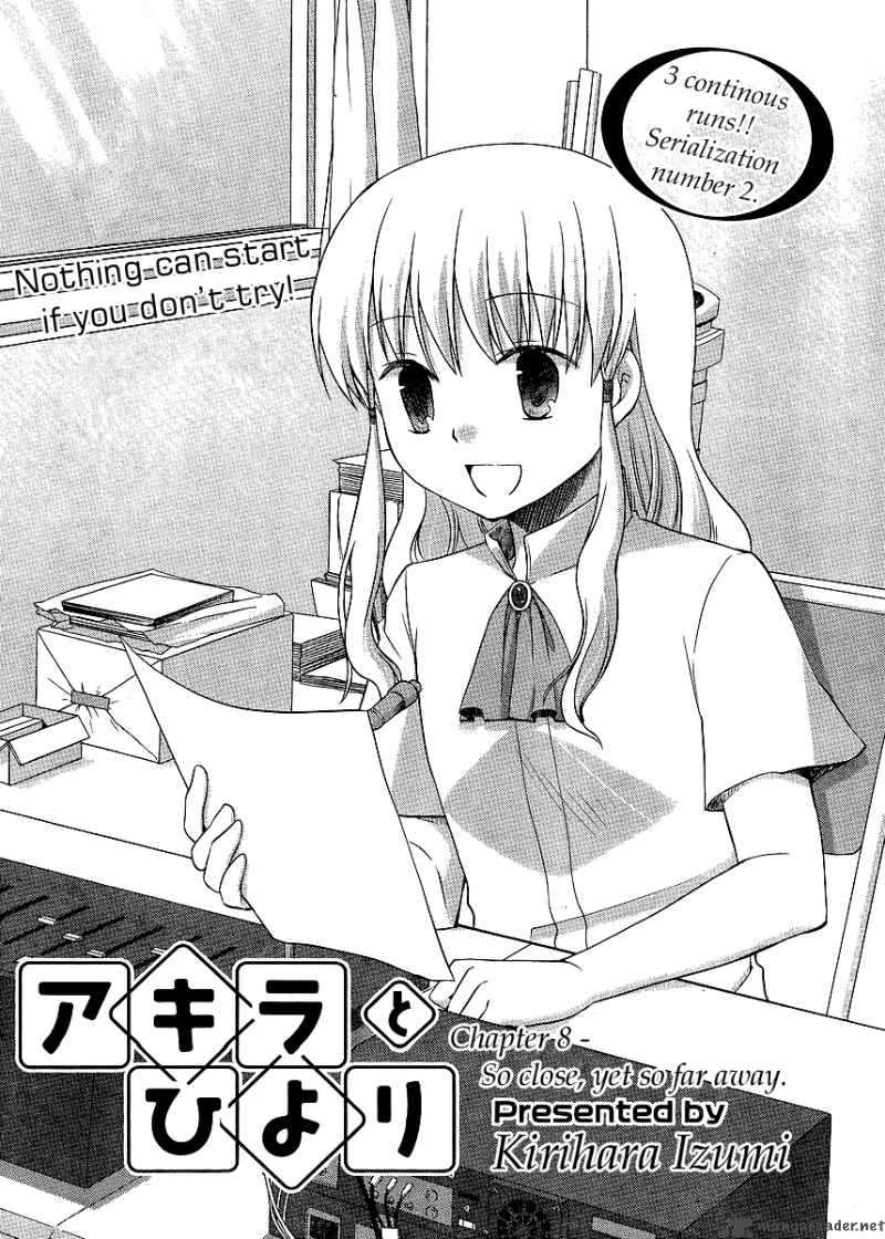 Read Akira To Hiyori Chapter 8 Mangafreak