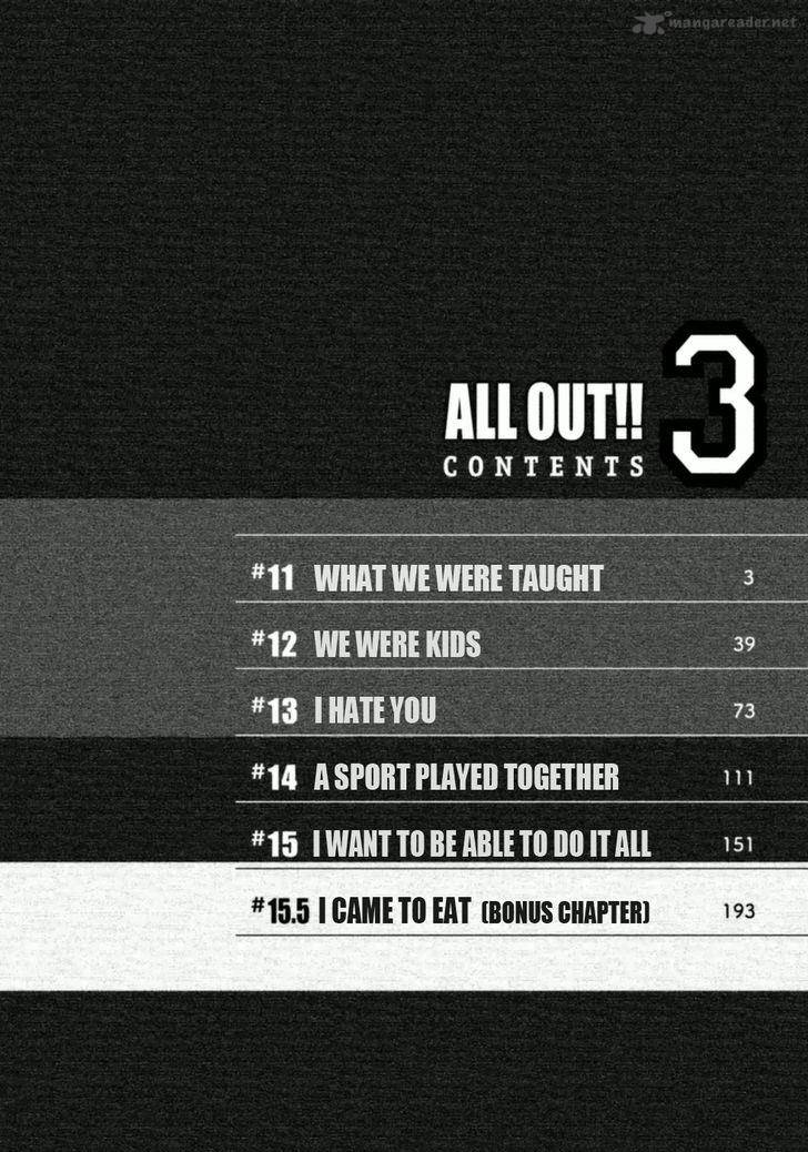 Read All Out Chapter 11 Mangafreak