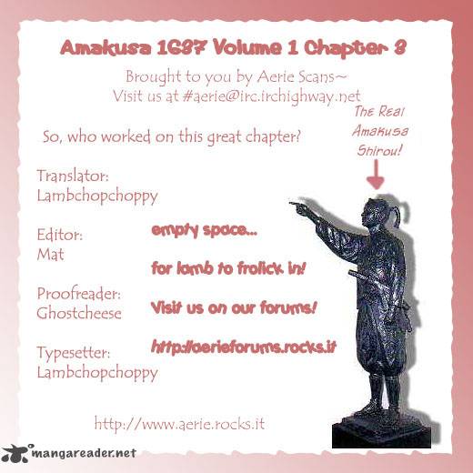 Amakusa 1637 Chapter 3 Page 1