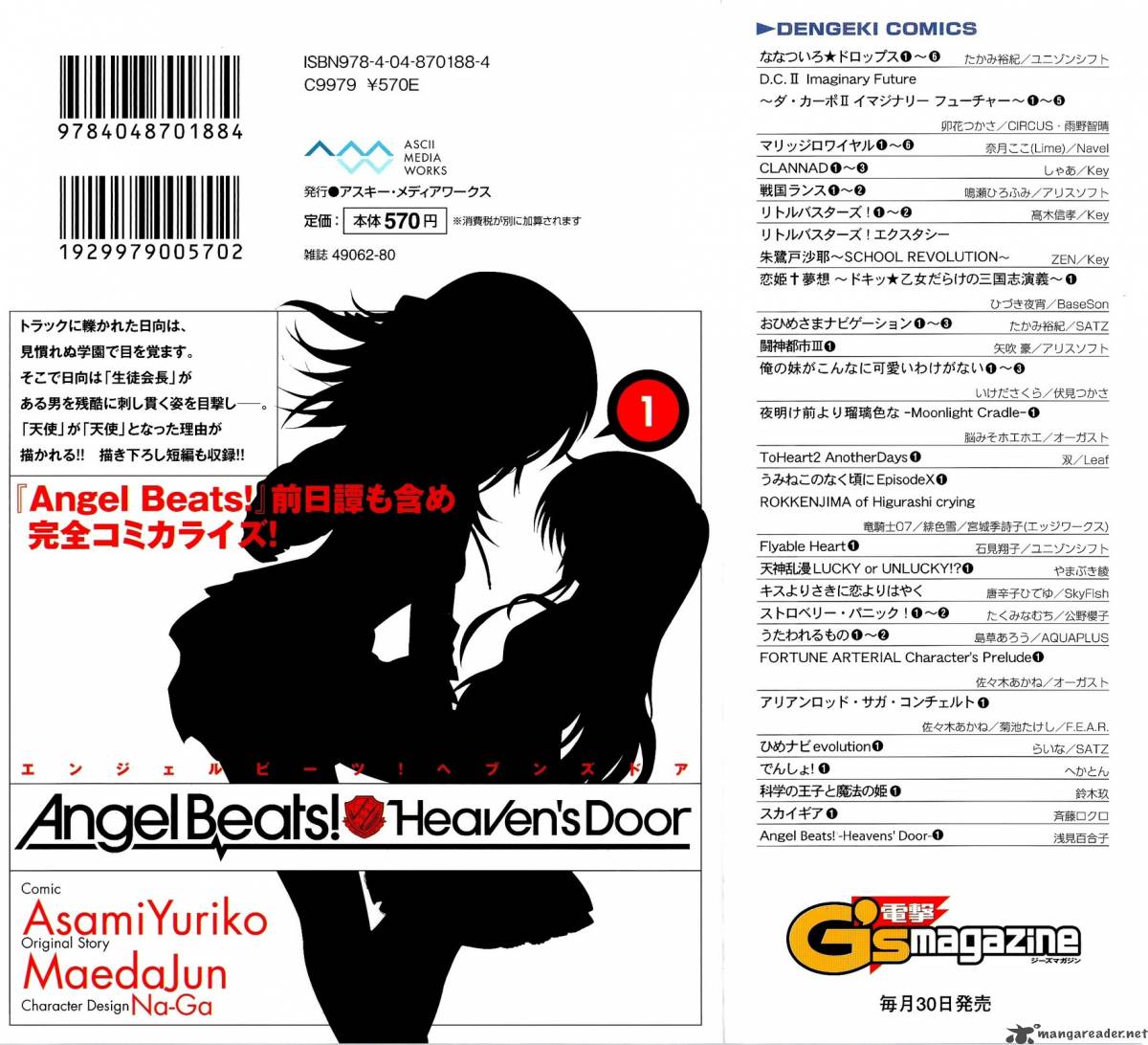 Read Angel Beats Heavens Door Chapter 1 Mangafreak Read Angel Beats Heavens Door Chapter 1 Mangafreak