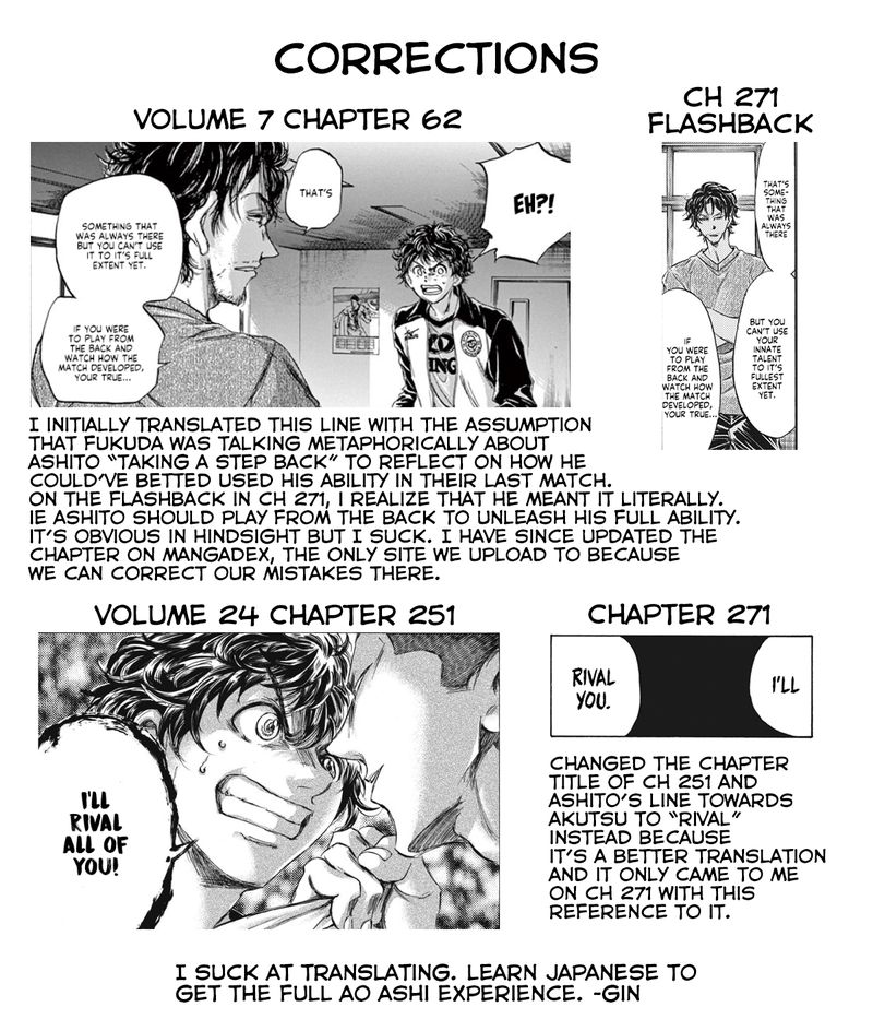 Ao Ashi Chapter 271 Page 21