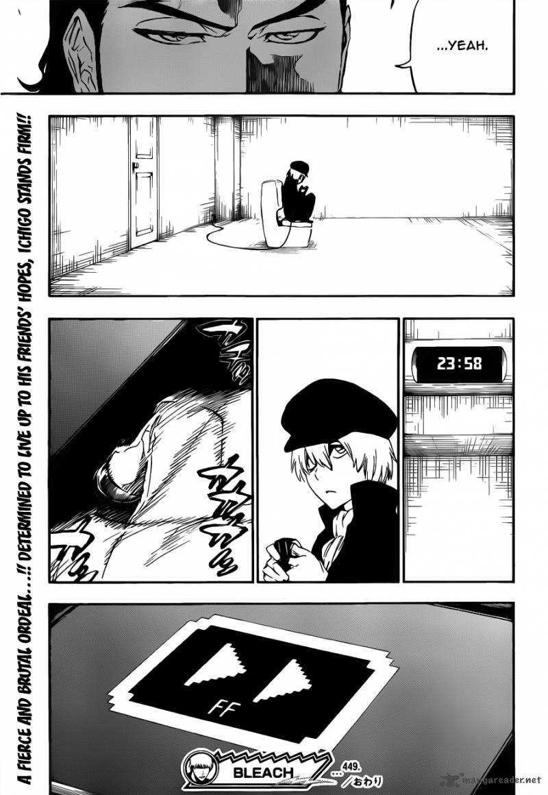 Bleach Chapter 449 – The Arc Taking Flight