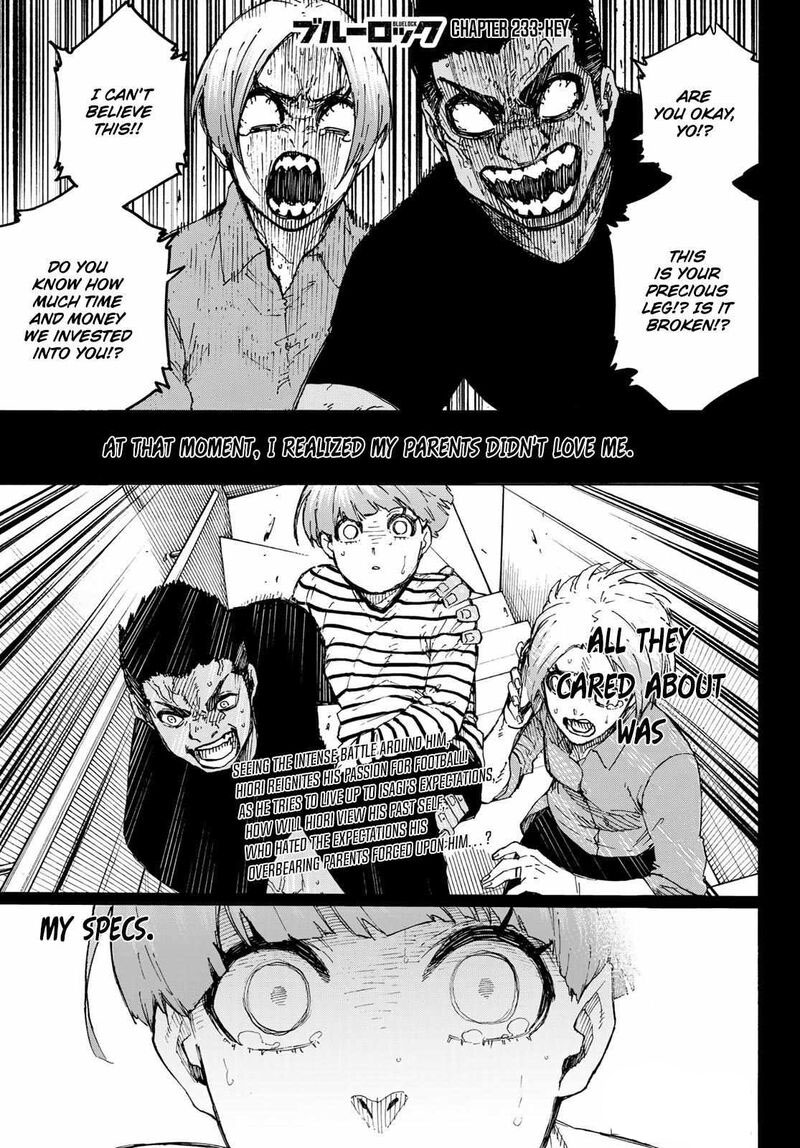 Blue Lock Chapter 233 Page 1