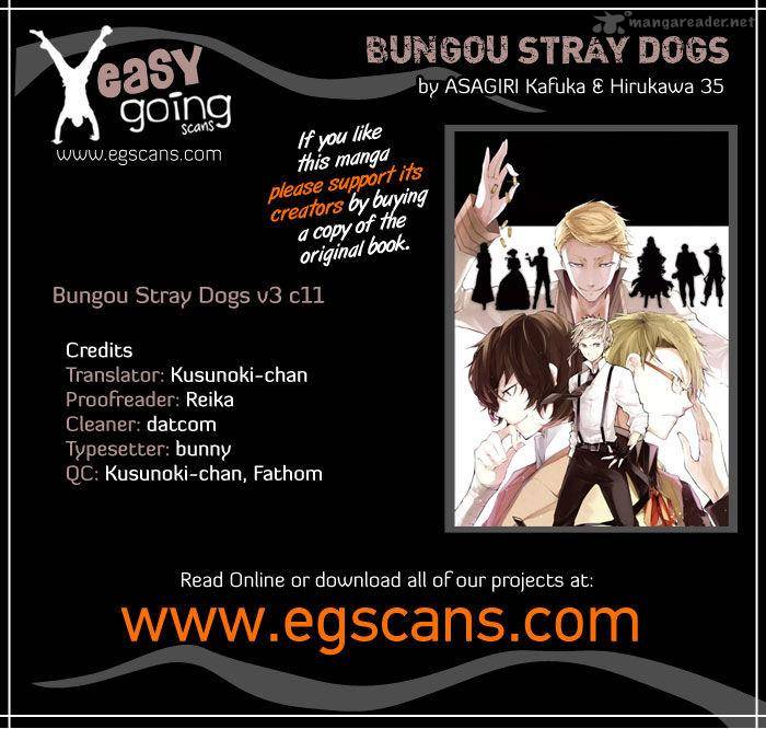 Bungou Stray Dogs Chapter 11 Page 1