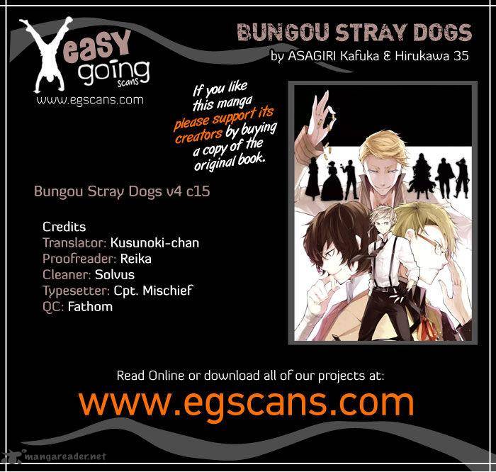 Bungou Stray Dogs Chapter 15 Page 1