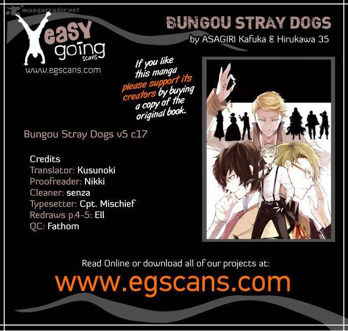Bungou Stray Dogs Chapter 17 Page 1