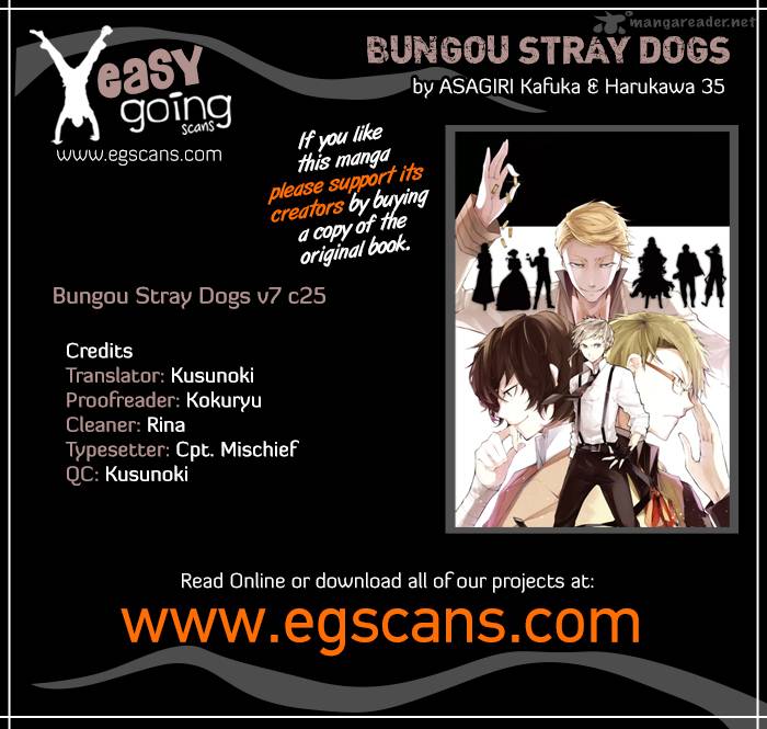 Bungou Stray Dogs Chapter 25 Page 1