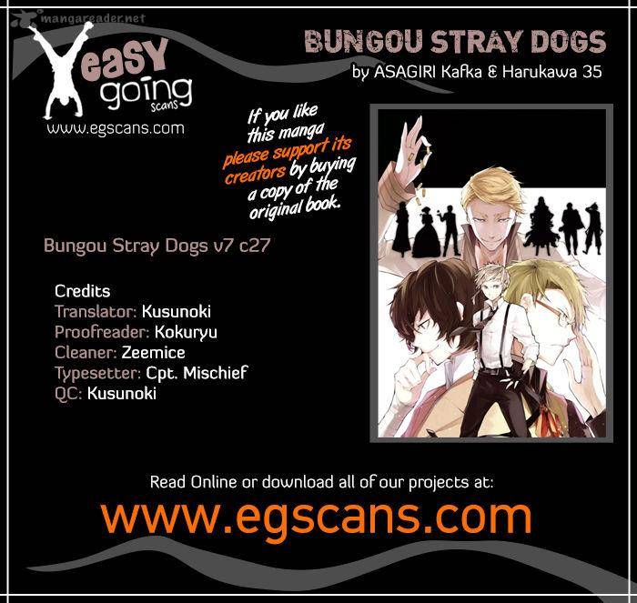 Bungou Stray Dogs Chapter 27 Page 1