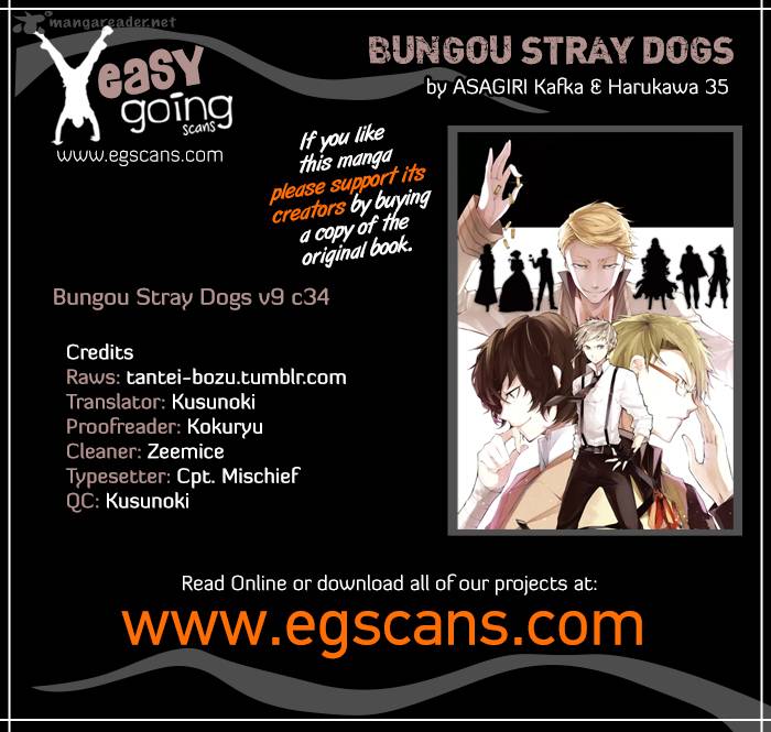 Bungou Stray Dogs Chapter 34 Page 1