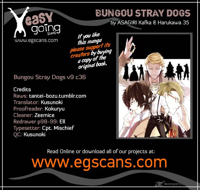 Bungou Stray Dogs Chapter 36 Page 1