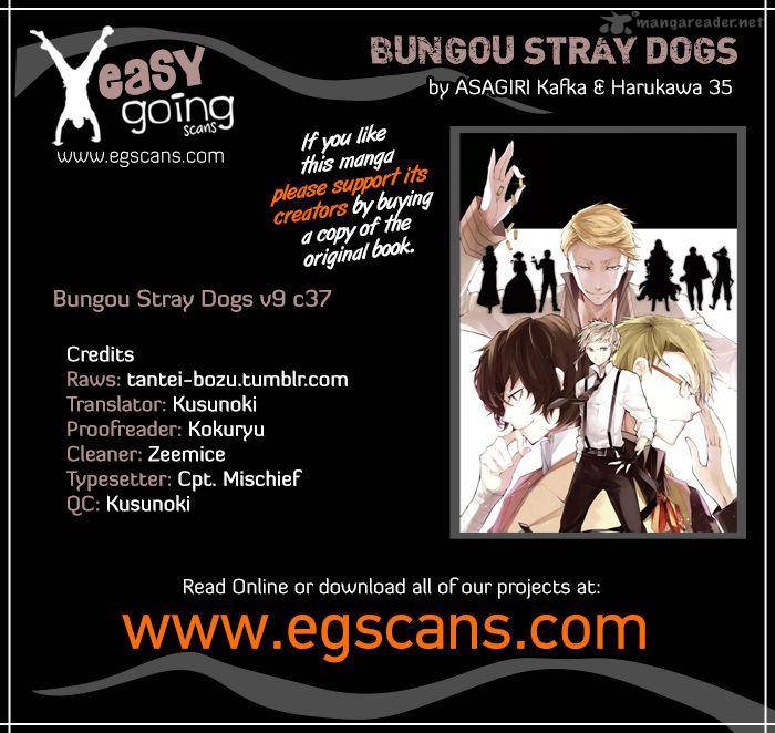 Bungou Stray Dogs Chapter 37 Page 1