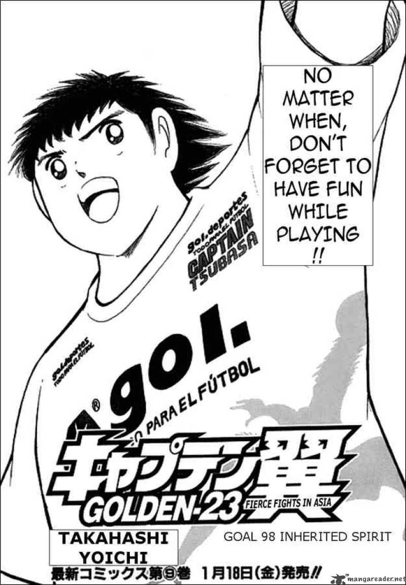 Read Captain Tsubasa Golden 23 Chapter 98 Mangafreak