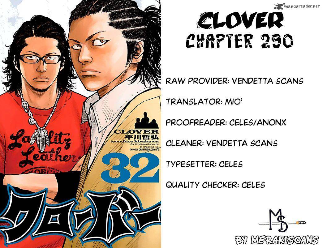 Read Clover Tetsuhiro Hirakawa Chapter 290 - MangaFreak