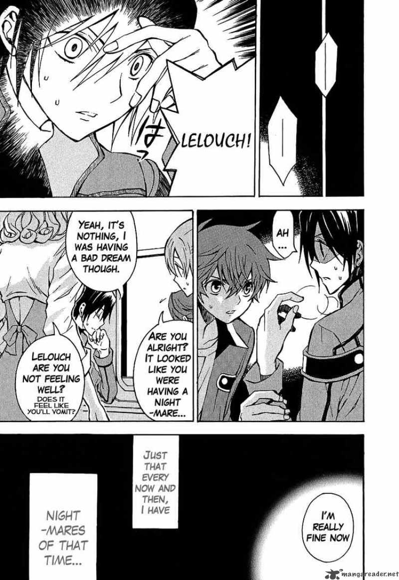 Read Code Geass Lelouch Of The Rebellion Chapter 7 Mangafreak If you like the manga, please click the bookmark button (heart icon) at the bottom left corner to add it to your favorite list. read code geass lelouch of the