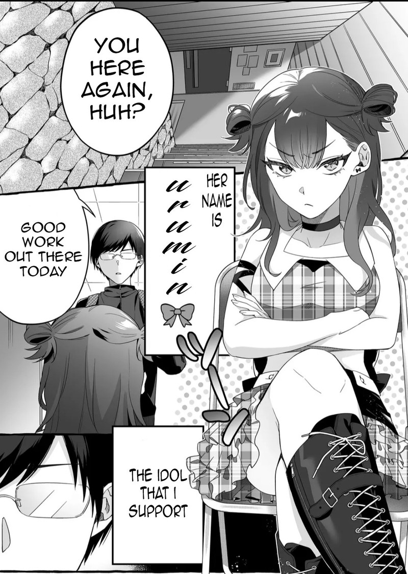 Damedol to Sekai ni Hitori Dake no Fan Manga Chapter 1 : r/damedol