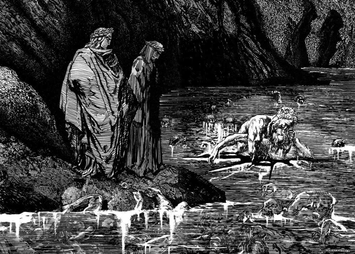 Озеро коцит. Озеро Коцит Данте. Ледяное озеро Коцит Данте. Божественная комедия Данте Ледяное озеро. Божественная комедия озеро Коцит.