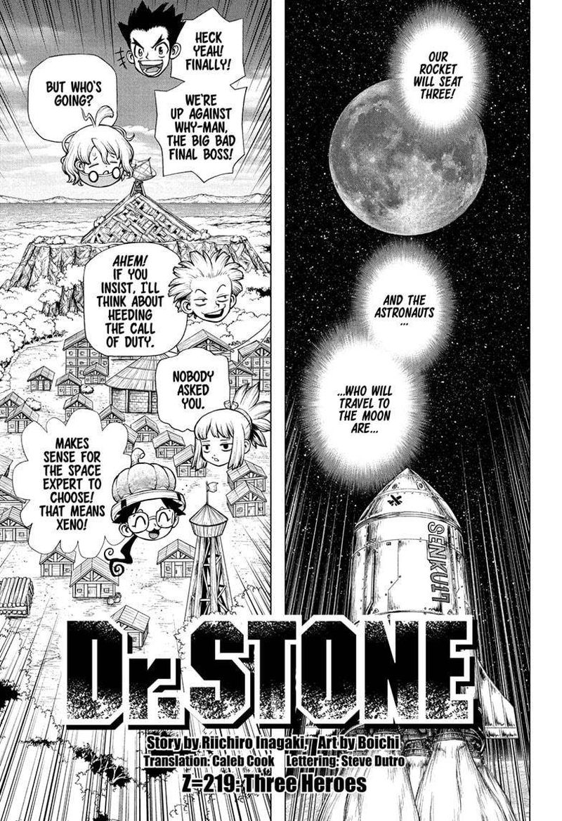 Dr Stone Chapter 219 Page 1