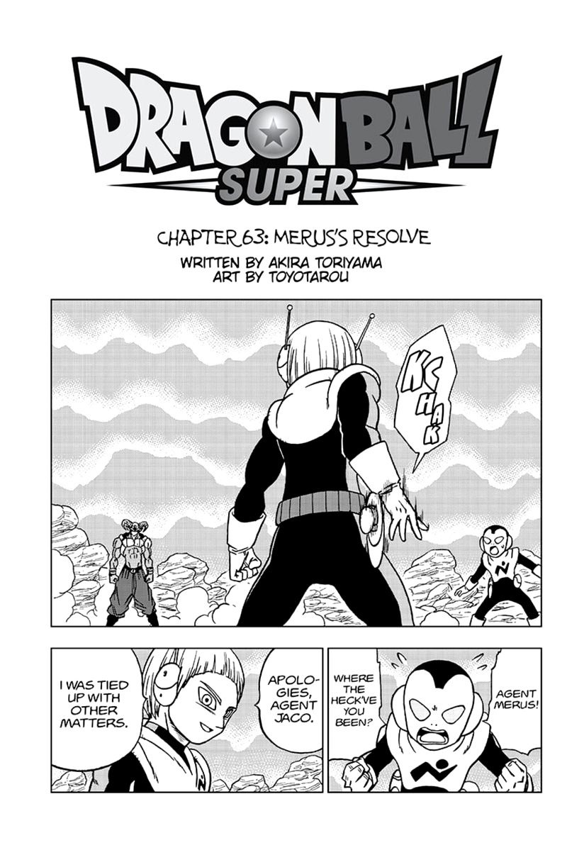 Dragon Ball Super Chapter 63 Page 1