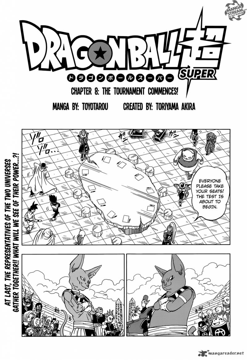 Dragon Ball Super Chapter 8 Page 1