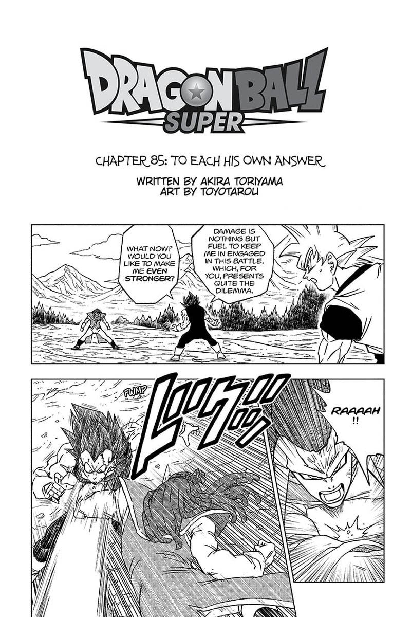 Dragon Ball Super Chapter 85 Page 1
