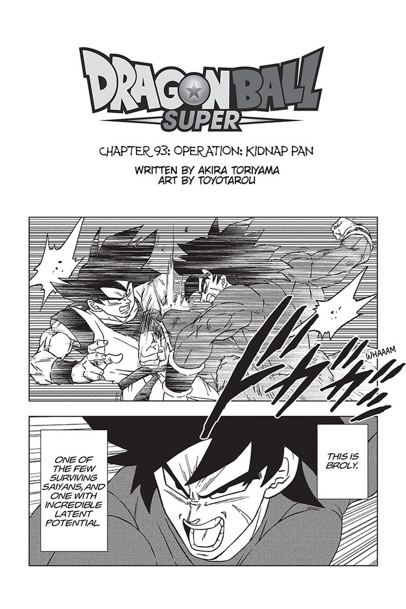 Dragon Ball Super Chapter 93 Page 1