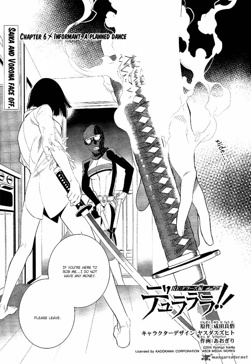 Read Durarara Re Dollars Hen Chapter 6 Mangafreak