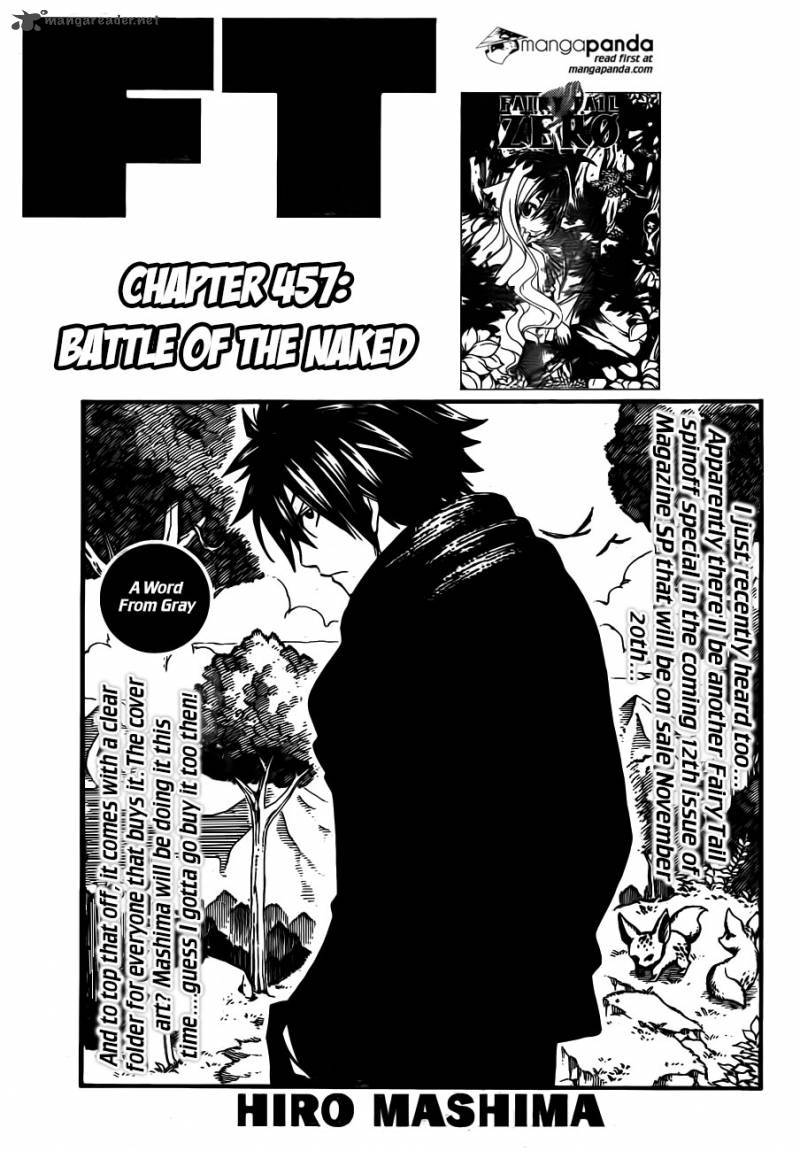 Read Fairy Tail Chapter 457 Mangafreak
