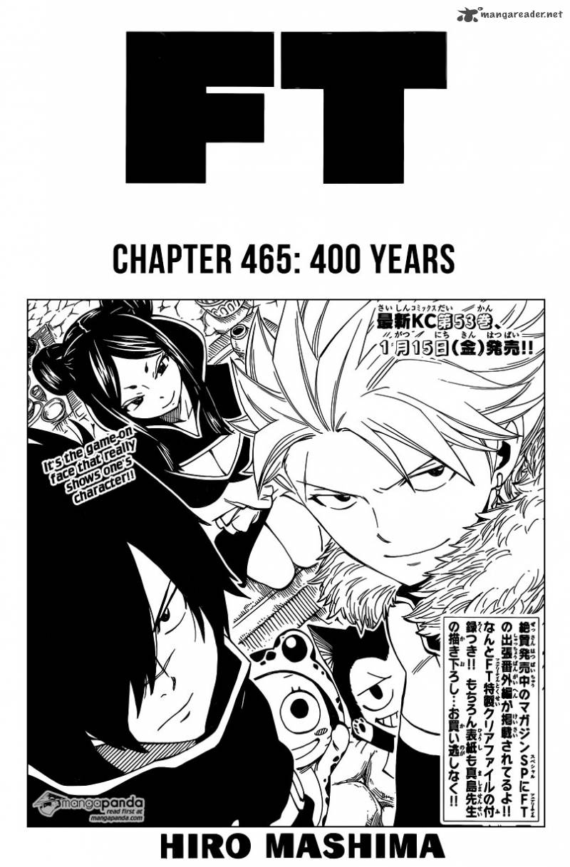 Read Fairy Tail Chapter 465 Mangafreak