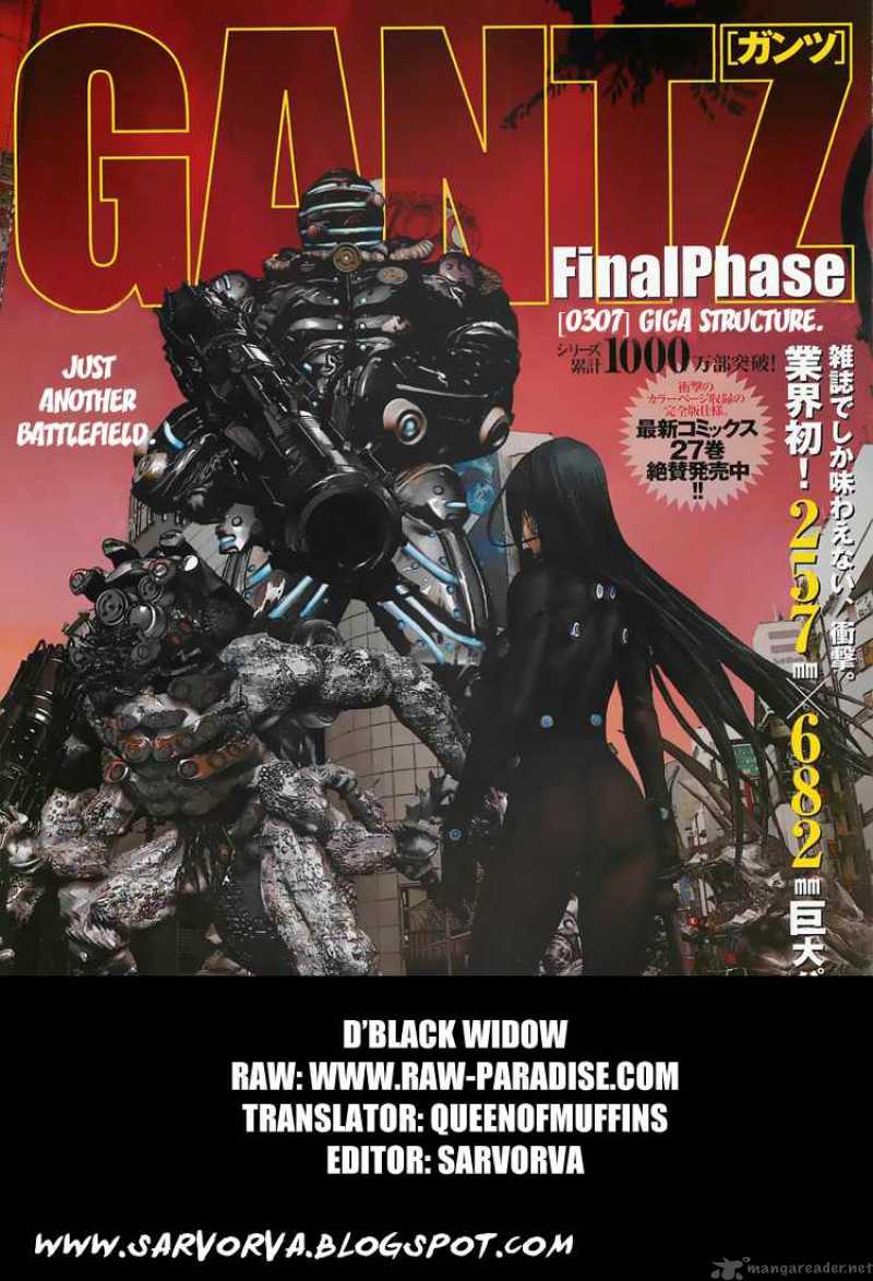 Read Gantz Chapter 307 Mangafreak