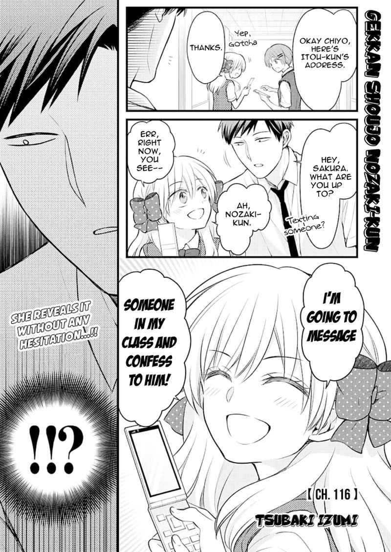 Read Gekkan Shoujo Nozaki Kun Chapter 116 Mangafreak Bookmark so you don't forget. read gekkan shoujo nozaki kun chapter