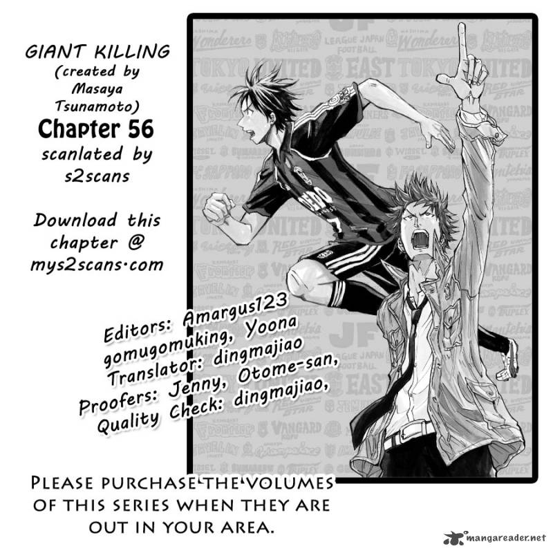 Read Giant Killing Chapter 56 Mangafreak