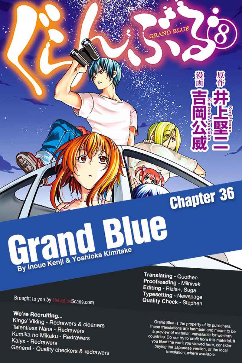 Grand Blue Chapter 36 Page 1