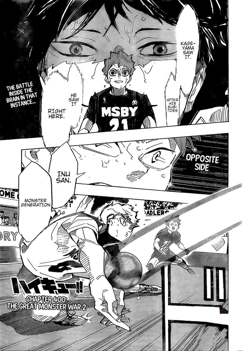 Haikyuu!!, Chapter 369 - Food and Muscle - Haikyuu!! Manga Online