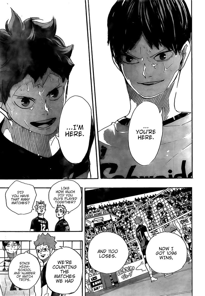 Haikyuu!!, Chapter 349 - Low-Altitude Flight - Haikyuu!! Manga Online