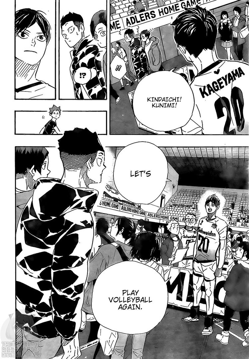 Haikyuu!!, Chapter 381 - Bitter Enemies in The Same Boat - Haikyuu!! Manga  Online