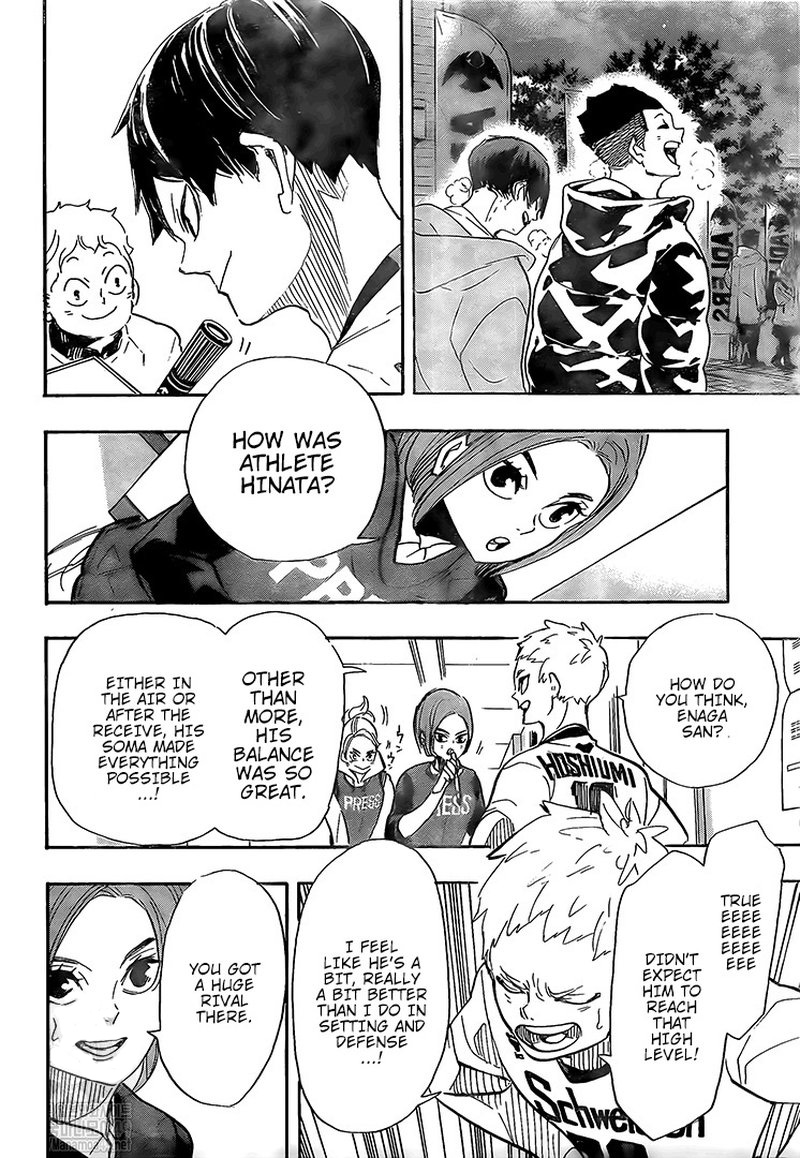 Haikyuu!!, Chapter 249 - Cacophony and Silence - Haikyuu!! Manga Online