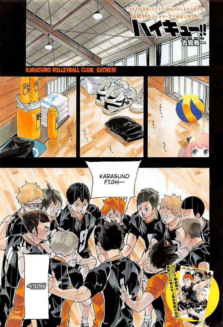 Haikyuu!!, Chapter 349 - Low-Altitude Flight - Haikyuu!! Manga Online