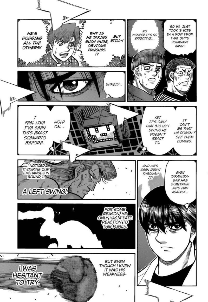 Ippo is left hand dominant, Kamogawa's forcing his own style