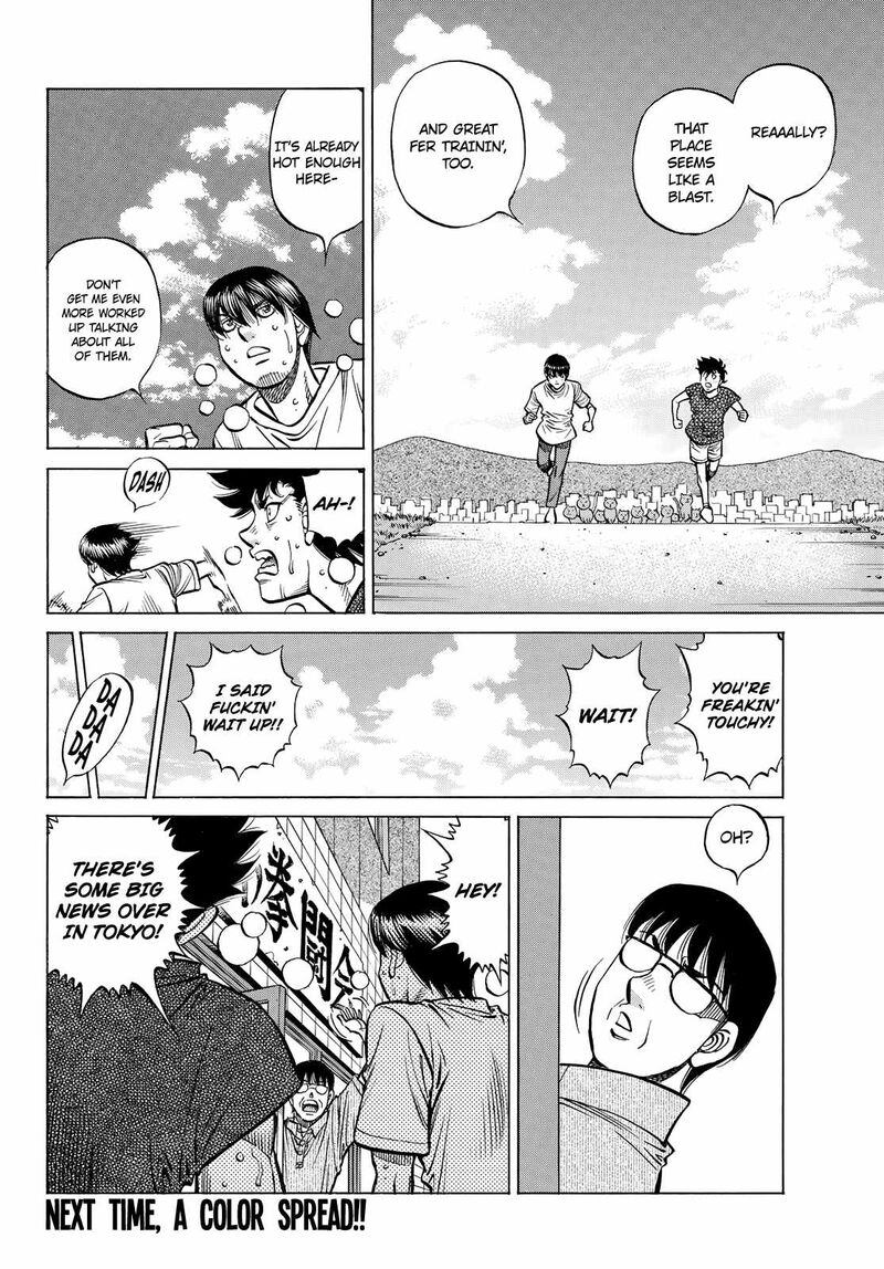 Read Hajime No Ippo Chapter 1416: The Ever-Changing Landscape on