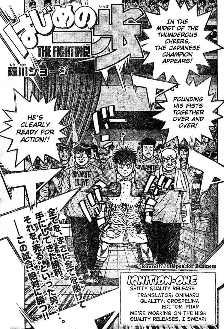 Hajime no Ippo Capítulo 1301 – Mangás Chan