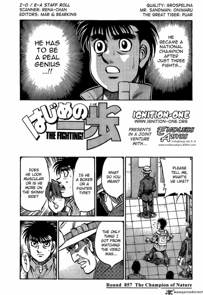 Capítulo 1282 de Hajime no Ippo - Hajime no Ippo Extreme