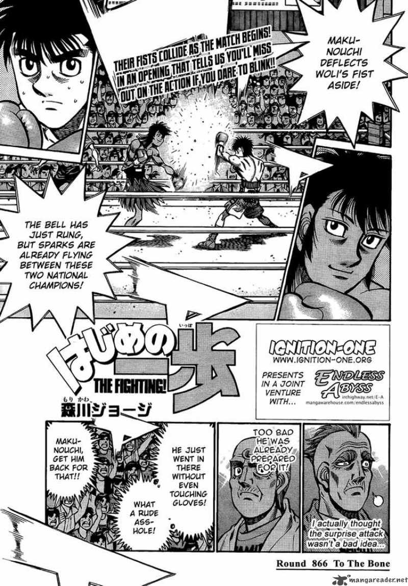 Hajime no Ippo Capítulo 1268 - Manga Online