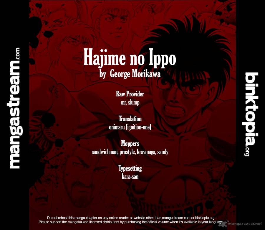 Read Hajime No Ippo Chapter 925 Mangafreak