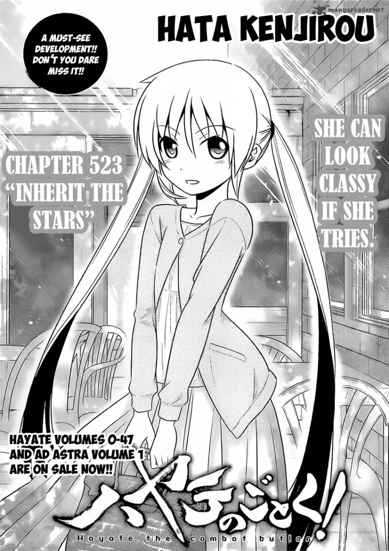 Read Hayate The Combat Butler Chapter 523 Mangafreak