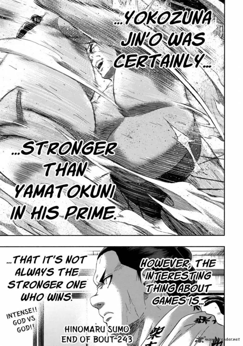 Read Hinomaru Zumou Chapter 243: Human Beings In The Sumo Ring on