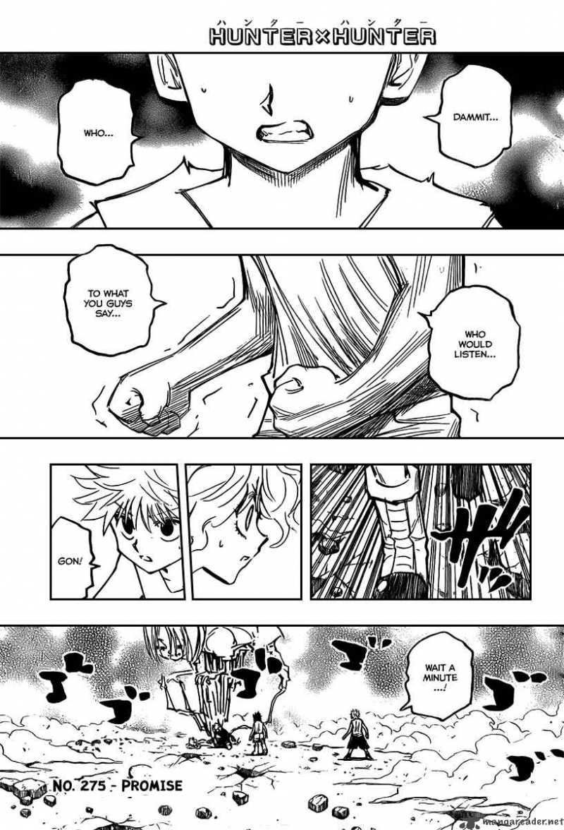 Read Hunter X Hunter Chapter 275 Mangafreak